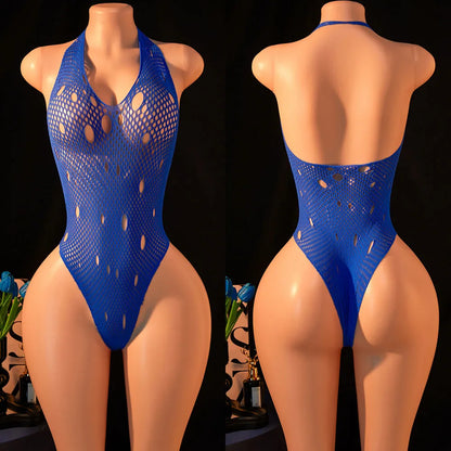 Woman‘s Sexy Lingerie Open Crotch Fishnet Bodystockings Porn Bodysuit Underwear Erotic Outfits
