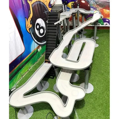 Custom Large Car Simulation Rally Tray Billiard Marbles Pinball Rolling Bead Battle Run Race Maze Marble Track