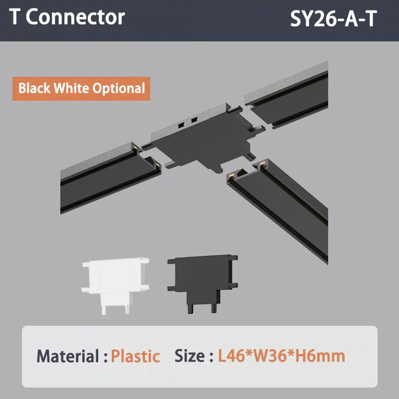 6MM Ultra Slim Magnetic Track Light Surface Mounted Ceiling Rail DC48V Modern LED Lamp Black White Magnet Rail Lamp Spotlight