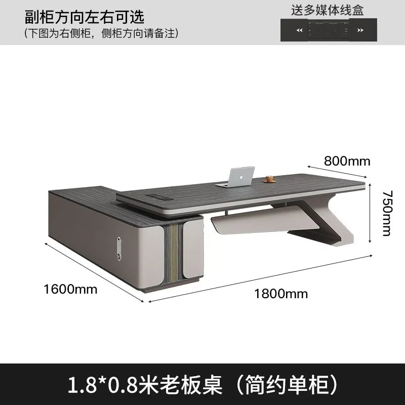 Stand Corner Executive Desk Storage Corner Adjustable Study Executive Desk Portable Computer Mesa Escriotorio Office Furniture