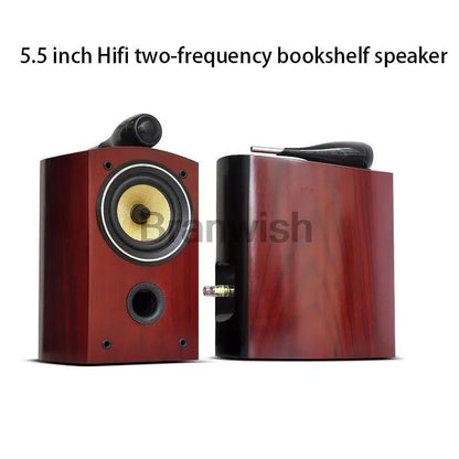 5.5 Inch Bookshelf Speaker 75-150W Passive Sound Box 2-Way HiFi Audio 4Ω Monitor Speakers For Home Theater Sound System Studio