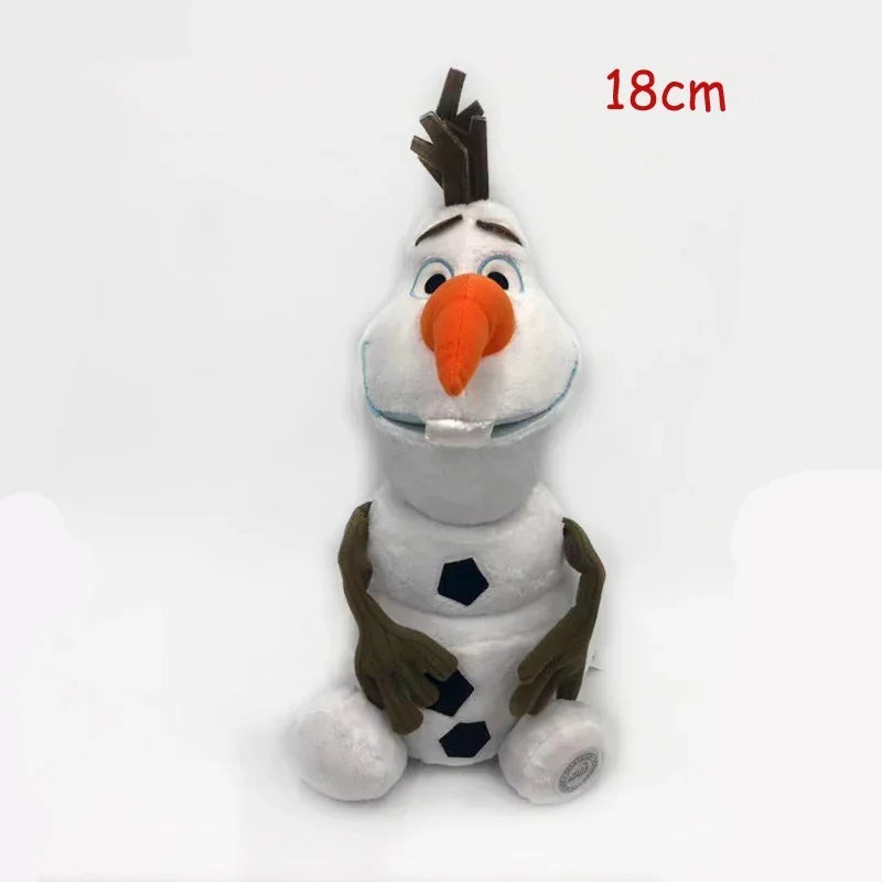 50cm Princess Anna Elsa Plush Doll Elza Stuffed Toy for Kids Halloween Birthday Gift Soft Kids' Plush Doll