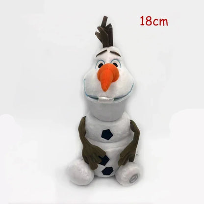50cm Princess Anna Elsa Plush Doll Elza Stuffed Toy for Kids Halloween Birthday Gift Soft Kids' Plush Doll