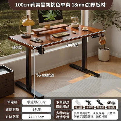 Electric Height-Adjustable Standing Desk Computer Desk for Gaming and Office Use Home Study Desk E-sports Table Workbench Tables