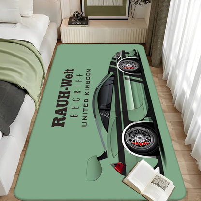 Tokyo JDM RWM Sports Car Carpet for Home Decor Floor Mat Living Room Rugs Bedroom Hallway Non-Slip Carpet Kitchen Rug Doormats