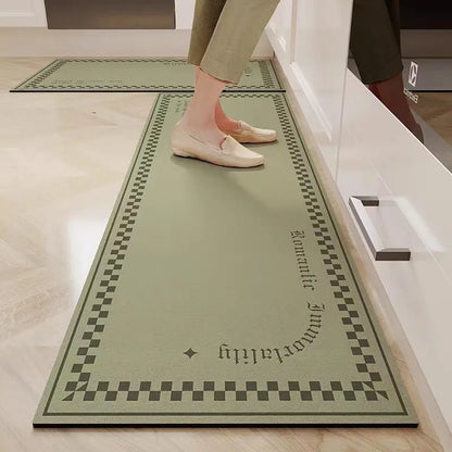 VIKAMA Kitchen Door Steps Water-Absorbing Oil-Absorbing Non-slip Foot Carpet Diatomite Bathroom Water-Absorbing Floor Mats