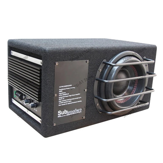 Car pure subwoofer car 8 inch 10 inch 12V trunk subwoofer has a modified audio with amplifier