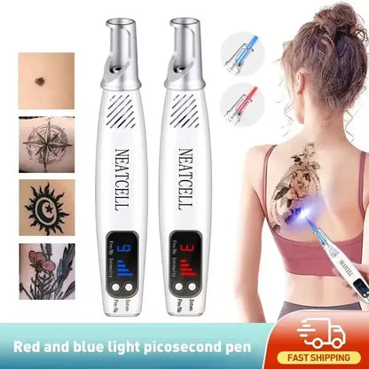 Handheld Skin Care Beauty Tool Spot Fading Dark Area Brightening Face Device with Display Portable Gentle Light Technology Wand