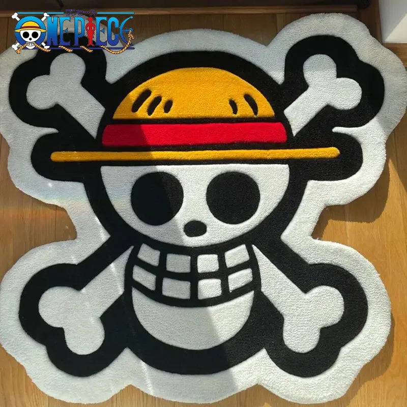 One Piece Carpet Anime Bedside Blanket Floor Mat Sofa Cushion Living Room Bedroom Kitchen Carpet Footrest Home Decoration Gift