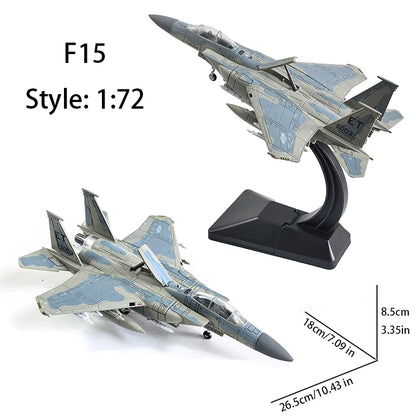 DIY Assembled Building Block Military Model Toys F14 Tomcat Su35s F-22 Stealth Fighter B2 Aircraft Multi-Purpose Fighter for Gif