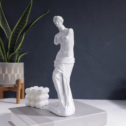 Venus De Milo Statue Resin Figure Sculpture Home Bedroom Living Room Study Decoration Ornament