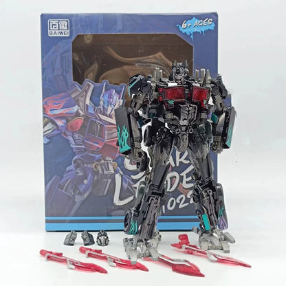 Choice BAIWEI TW1022 Charge Flying Wing Column Alloy Sky Fire Transformation Car Robot Model Boy Toy Height 18CM