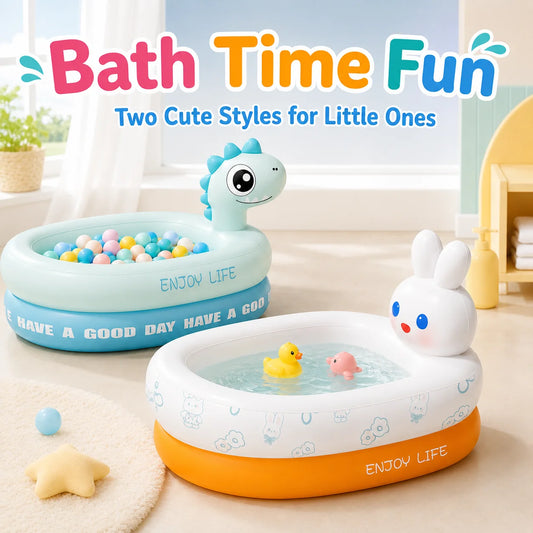 1PC Portable Inflatable Bath Tub, Newborn Household Folding Bathtub, Sitting & Lying Position Bathtub