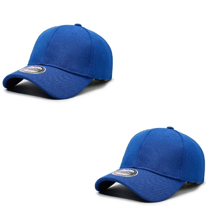 Back Closed Baseball Caps for Men and Women, Big Head and Small Head Hat, High Quality Headwear