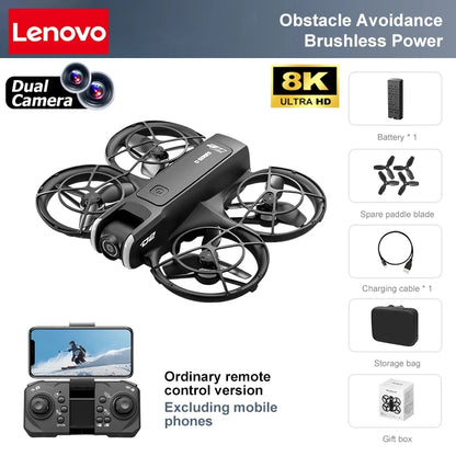 Lenovo D2 Drone 8K Aerial HD Intelligent Avoiding Obstacle with Larger Screen Remote Control Folding Brushless Power GPS Drone