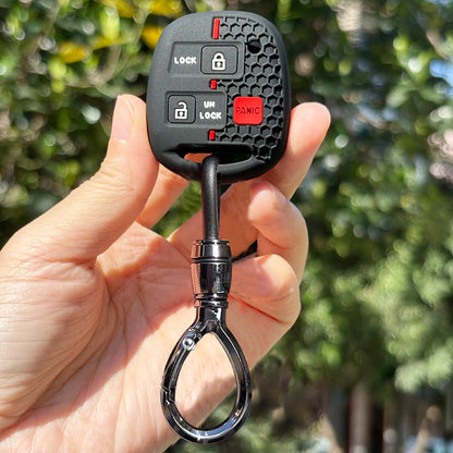 Keychain Fob Case For Toyota Avensis T25 Yaris Previa Camry 30 Corolla 9 Land Cruiser For Lexus RX300 Is200 Tlc100 Cover Caps