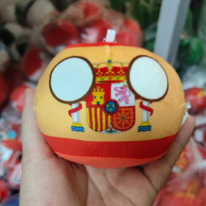 Country Ball Plush Toys 70 Styles 10cm Polandball Pendant Country Balls Countryball Stuffed Doll Xmas Birthday Gifts for Kids