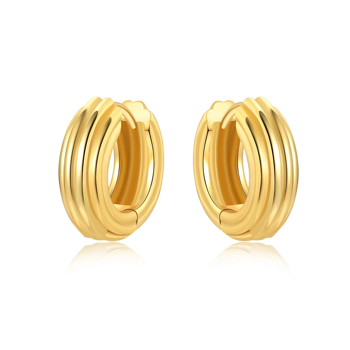 Original 925 Sterling Silver Planet Starlight Earrings Fashion 18K Gold Hoop Earring for Women Piercing Jewelry Aretes Gifts