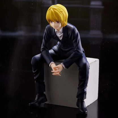 14cm Kurapika Figurine Cute Anime HUNTER X HUNTER PVC Miniatures Ornaments Japanese Manga Model Doll Toy Garage Kits GK Figure