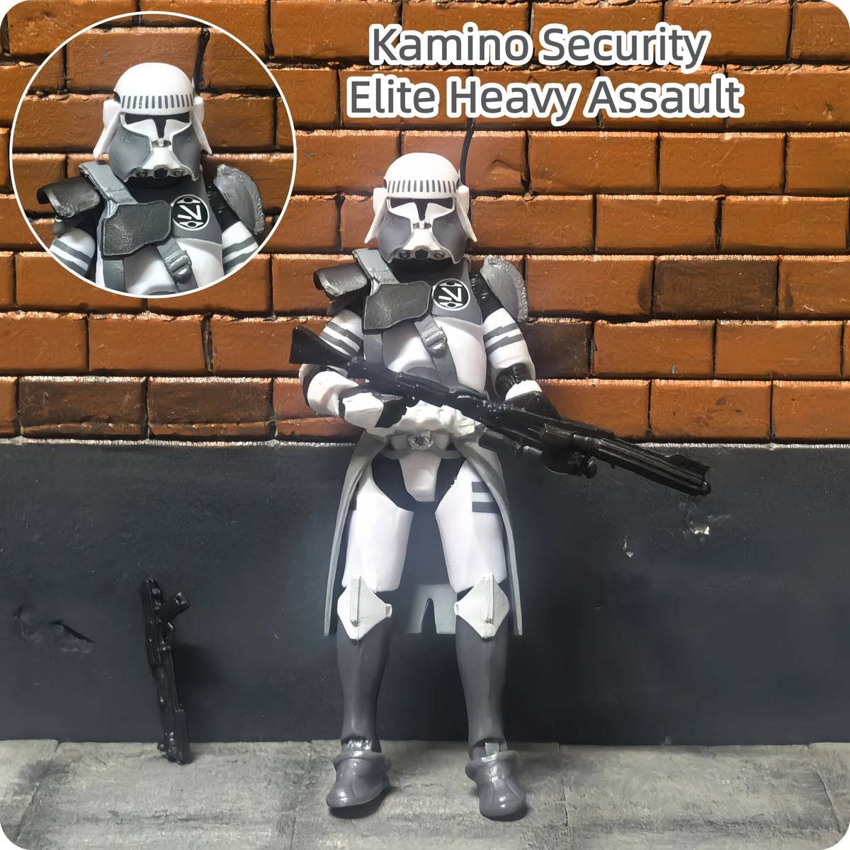 Star Wars 3.75 Inch Trooper 1/18 Shock Coruscant Guard Kamino Clone Sergeant Hound Fox Action Figure Toys Model Loose