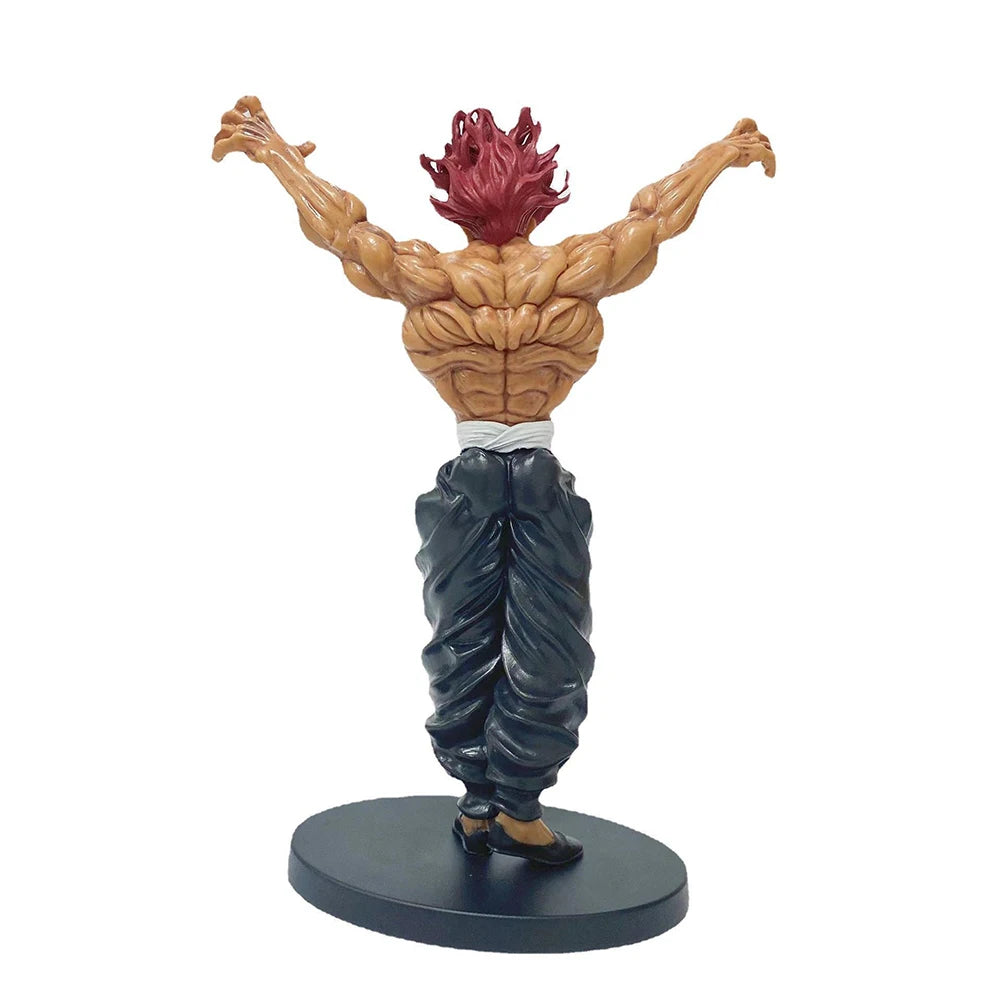 Anime Figure Hanma Baki Hanma Yujiro Hanayama Kaoru Figure Hanma Baki Fighting Action Figures Doll PVC Model Statue Gift 15-22cm