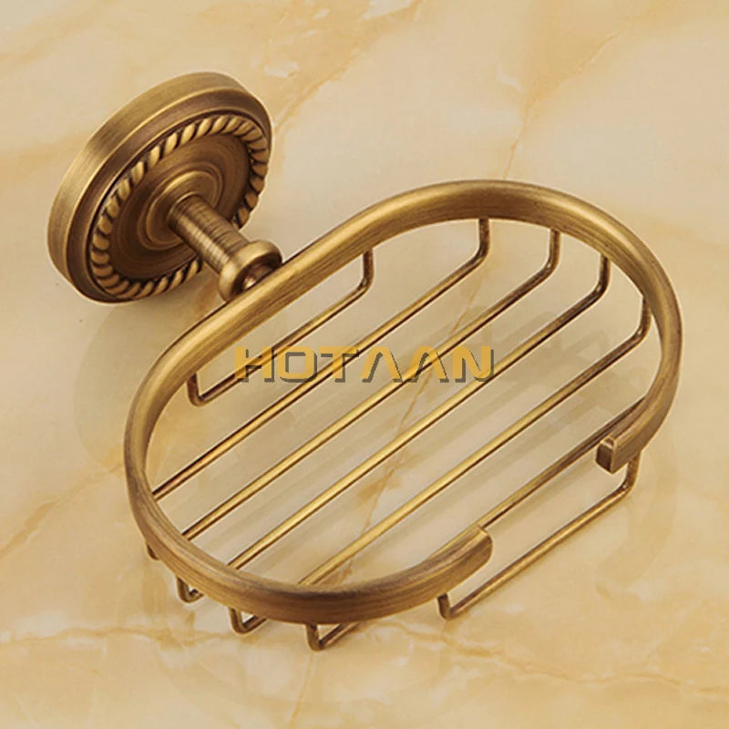 Solid brass Bathroom Accessories Set,Robe hook,Paper Holder,Towel Bar,Soap basket,bathroom sets,YT-12200-A