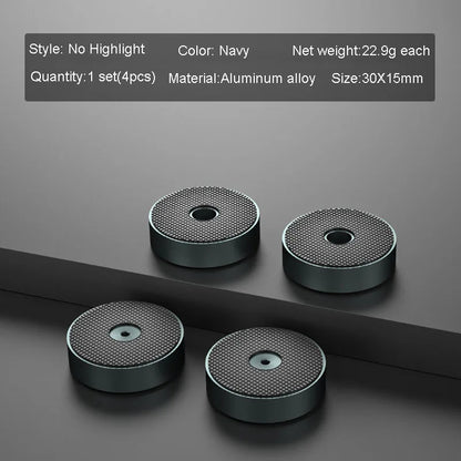 4pcs HiFi Audio Speaker Amplifier CD Player Aluminum Alloy Shock Absorber Foot Pad Damping Feet Chassis Stand Isolation Spike
