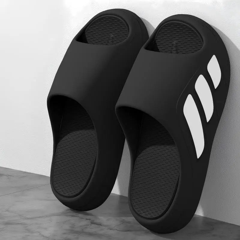Women's Trendy Outdoor Couple's Slippers, Eva Slippers with a Soft, Non-Slip, and Durable Feel, Suitable for Men and Women, Indoor Home Silent Slippers