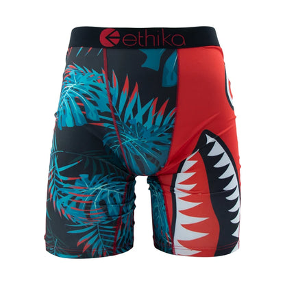 ETHIKA Men Underwear Boxers 1Pcs Sexy Breathable Mesh Crotch Man Swimming Underpants Plus Size Mens Panties Men's Boxers Briefs