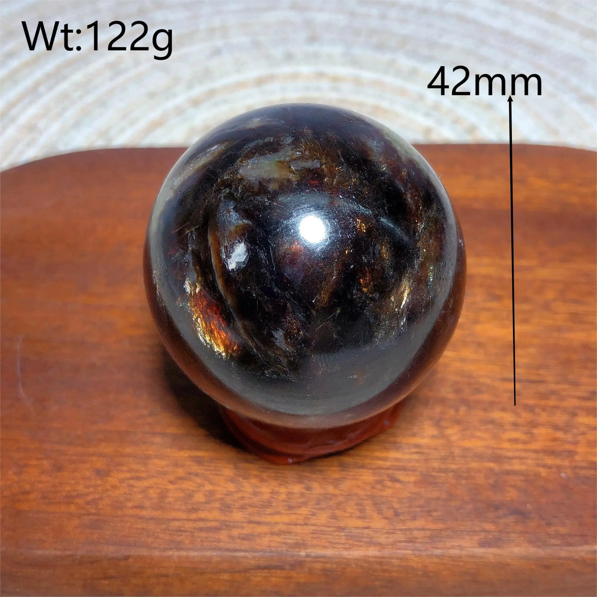 Natural Crystal Phlogopite Golden Flashy Mica Sphere Painting Gemstones Mineral Energy Reiki Home Decorations Gift