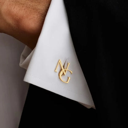 Customized Groom Wedding Cufflinks, Best Man Gift, Personalized Jewelry, Gift for Husband, Father's Day Gift