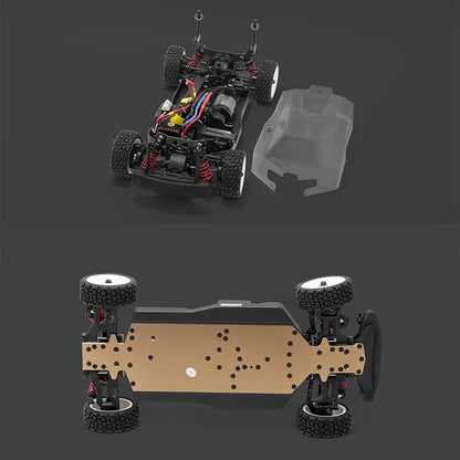 New Upgrade HNR H9804SR FOXHOUND 1:10 RC Car Brushless 4WD RC Racing Drift Vehicle 90KM/H+High-Speed Performance RC Drift Car
