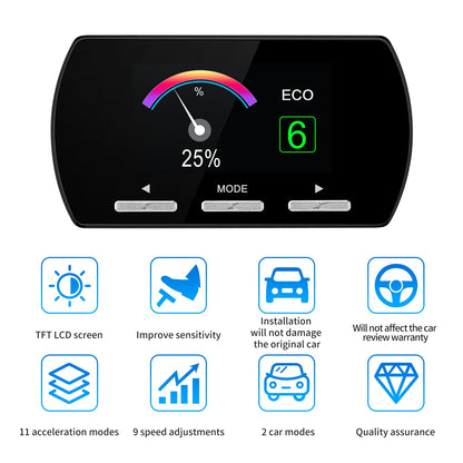 Car Electronic Throttle Controller Accelerator Tuning For Car 9 Drives 5 Modes Racing Accelerator Potent Booster For All Cars
