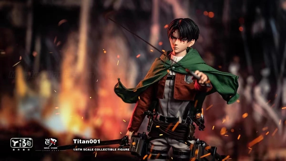 【In Stock】Original Yibo Model 1/6 Action Figure Attack on Titan Levi Ackerman Model  Collection