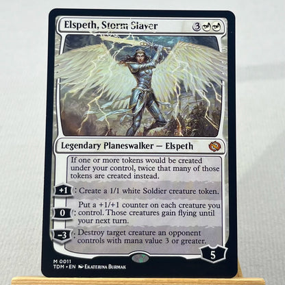 SPM SPE SLD TDM HOLO16-001 Tcg Proxy Cards Ugin, Eye of The Storms Mox Jasper Elspeth, Storm Slayer Mox Jasper Home Play