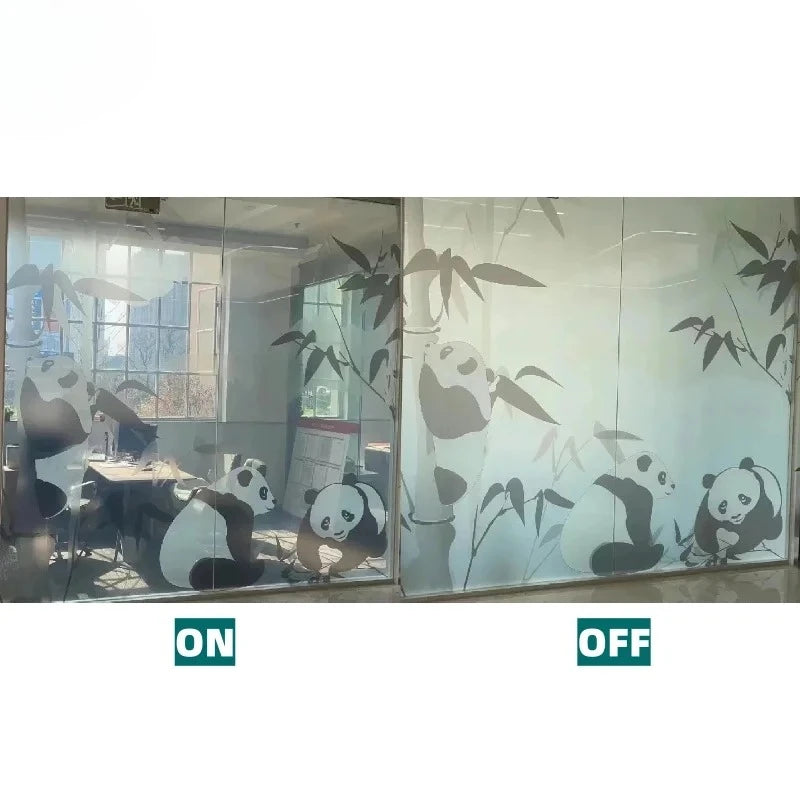 Electrochromic Dimming Transparent PDLC Glass Film  Self Adhesive Electrical Pdlc Smart Film for Glass Window Tint Glass