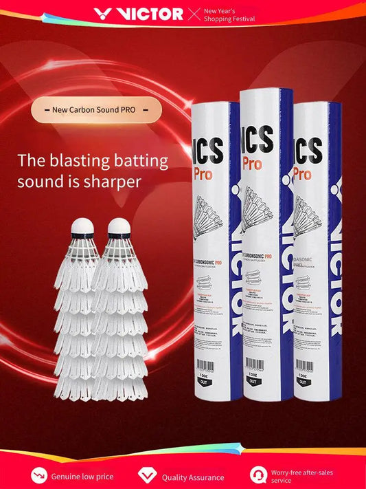 Victor NCS PRO New Carbon Sound Artificial badminton Shuttlecock Stable and Durable Training accessories sports and leisure