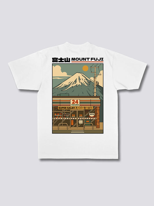 Men Tshirt Streetwear Japanese Fuji Mart Graphic Women TShirt Harajuku Summer 2026 Cotton T Shirt Hip Hop Tops