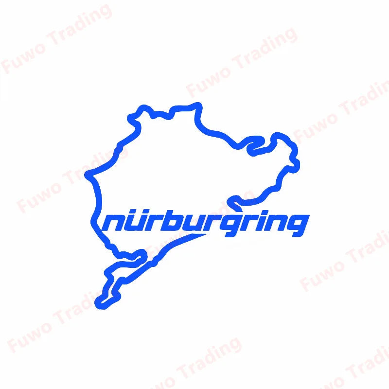 Fashion Personality Car Sticker The Racing Track Nurburgring Vinyl Decal Window Bumper Motorcycle Fridge Laptop Decoration PVC