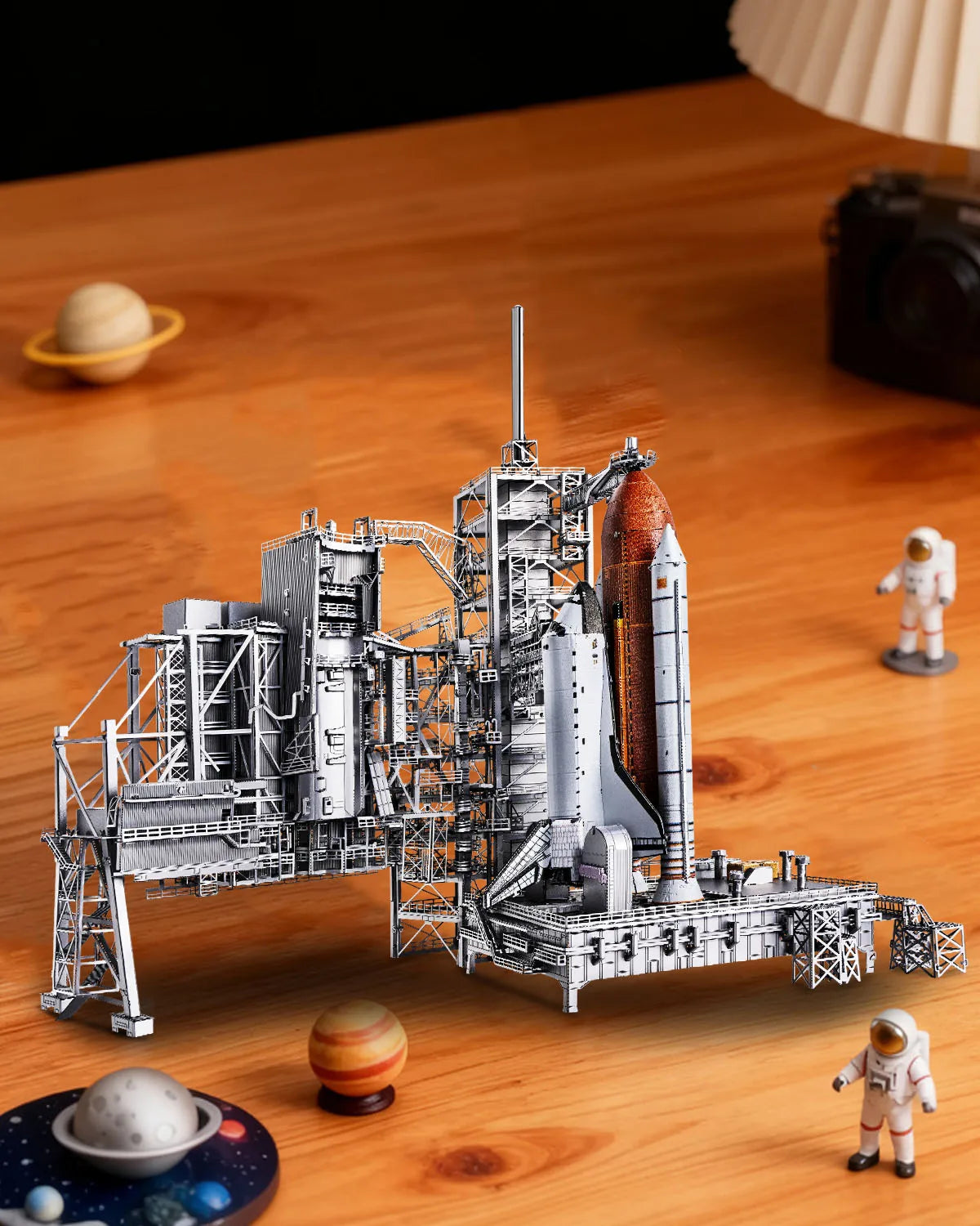 Piececool 3D Metal Model Kits LC-39 Launch Pad Metal Puzzles Space Shuttle DIY Building Model Best Gifts 314pcs Jigsaw Set