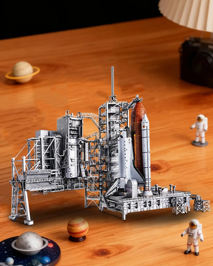 Piececool 3D Metal Model Kits LC-39 Launch Pad Metal Puzzles Space Shuttle DIY Building Model Best Gifts 314pcs Jigsaw Set