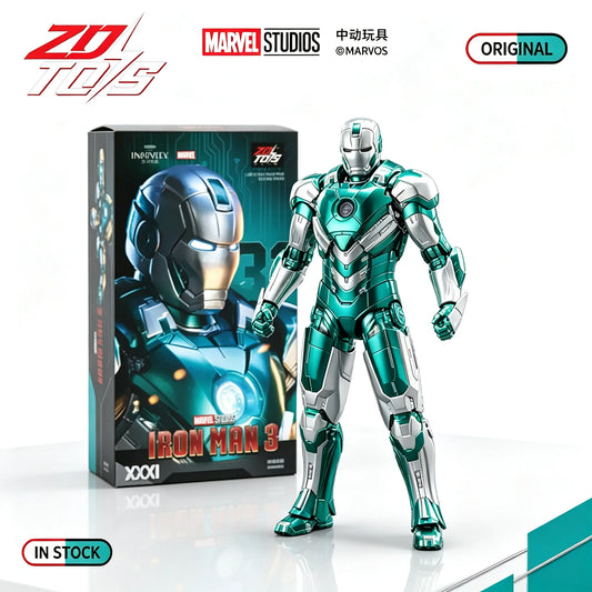 Zd Toys Marvel Iron Man Mk31 Action Figure Movable Joints Collectible Model Desktop Decoration Gift For Fans