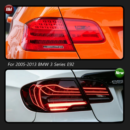 TYPY Plug and Play Car For 2005-2013 BMW 3 Series E92 Taillight Upgrade Modified to New DRL Dynamic Turn Signal LED Taillight