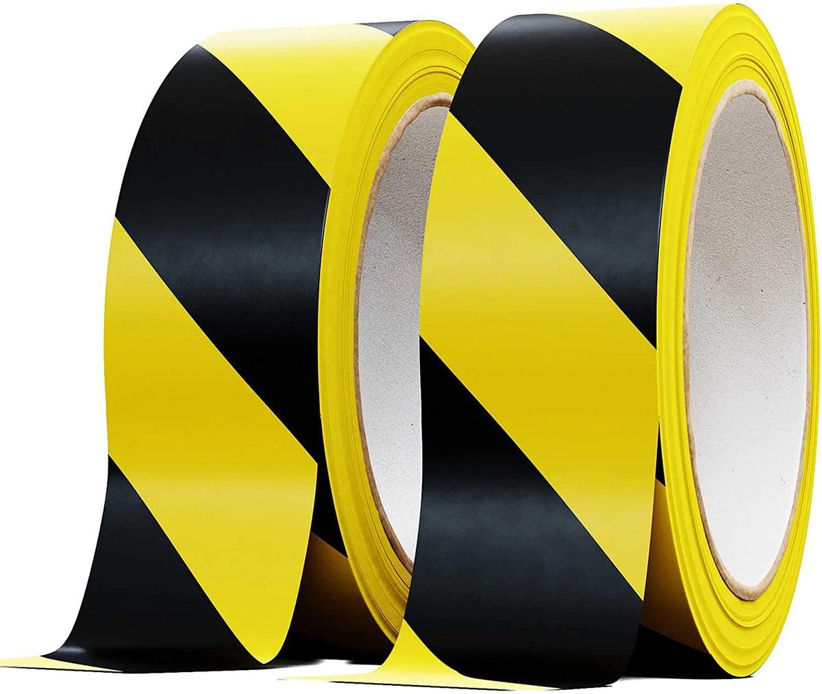Yellow Black Warning Tape Marking Safety PVC Strong Adhesive Grip Tape For Factory Warehouse Stairs Warning Stickers