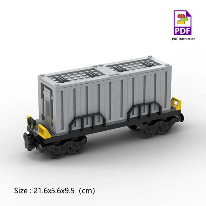 MOC Fuel Gas Tank Building Blocks Kit Wine Barrels Goods Container Forklift Bricks Toys Boys Gift