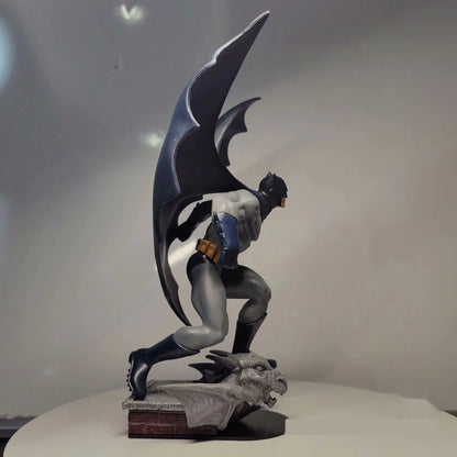 Authentic DC Universe Online Game Limited Edition Batman Figure With Gargoyle Base Statue Discontinued Collectible Ornament Gift