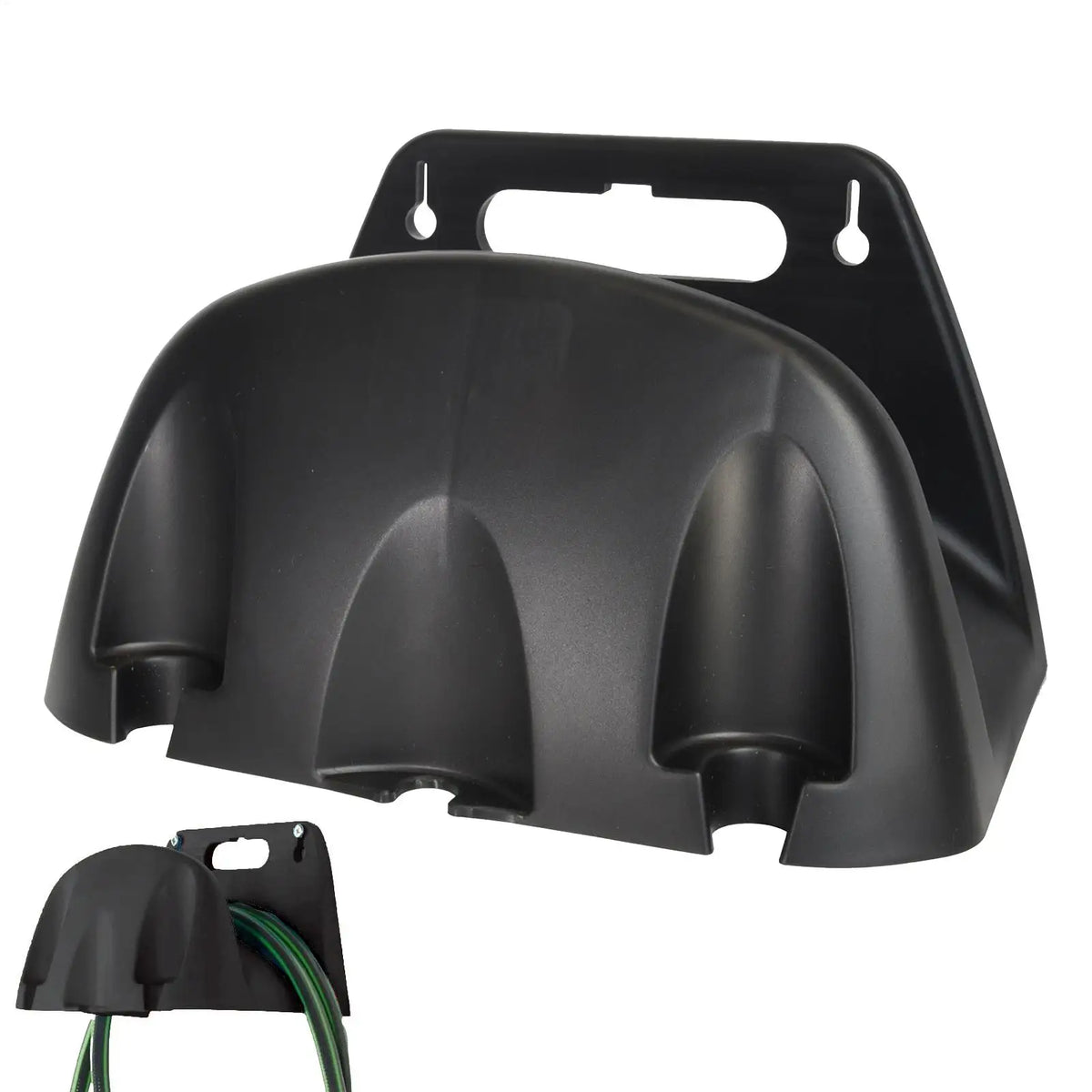 garden Hose Holder Wall Heavy Duty Hose Storage Reel Metal Hose Hanger Hose Hooks Metal Water Hose Holder water pipe rack