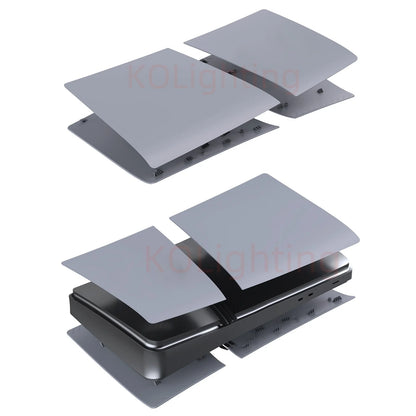 30th Anniversary Limited Digital Edition Pro Case Grey Replacement Faceplate With Skin 30th Sticker Shell For PS5 Pro Digital