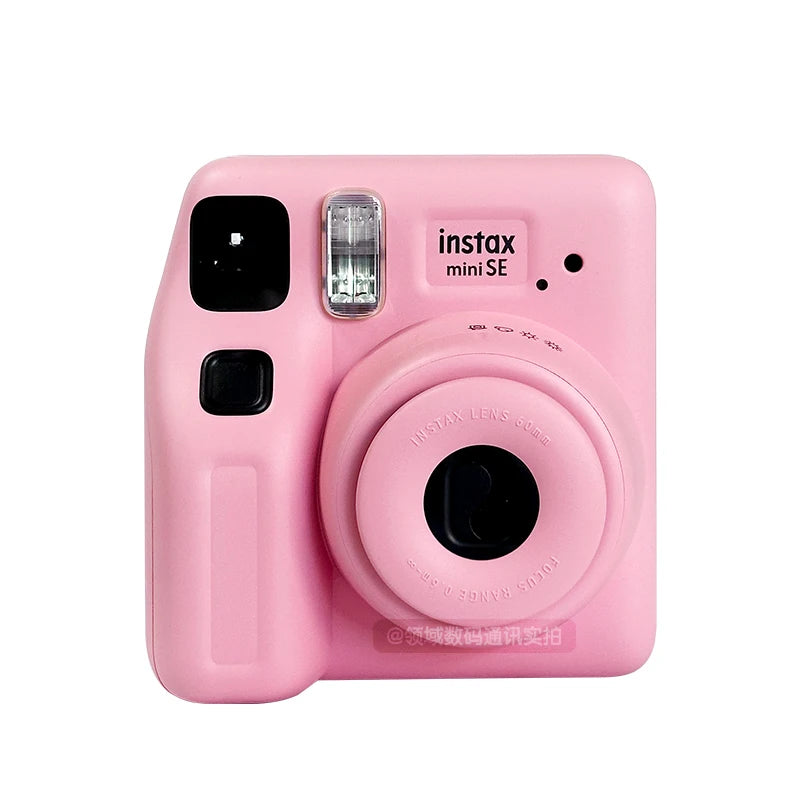 Original Fujifilm Instax Mini SE Instant Film Camera Auto-focusing Wrist Strap Birthday Christmas Optional Photo Paper Gift Box