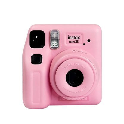 Original Fujifilm Instax Mini SE Instant Film Camera Auto-focusing Wrist Strap Birthday Christmas Optional Photo Paper Gift Box